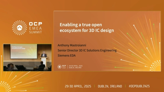 Enabling a true open ecosystem for 3D IC design