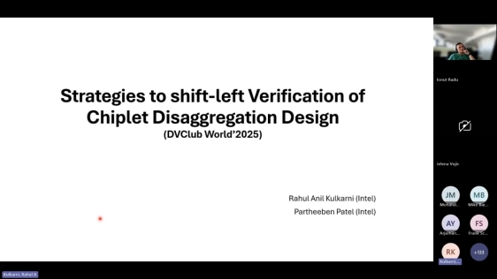 Strategies devised to shift-left verification of Chiplet Disaggregation Design