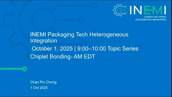 Chiplet Bonding – Heterogeneous Integration