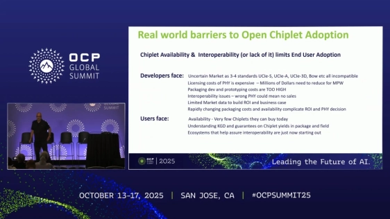 Breaking real world barriers for Open Chiplet Adoption