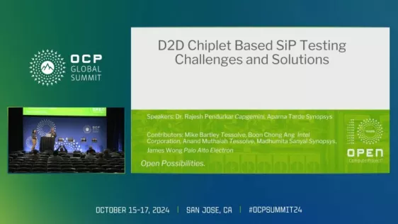 D2D Chiplet Based SiP Testing Challenges and Solutions