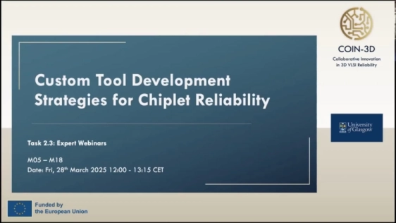 Custom Tool Development Strategies for Chiplet Reliability